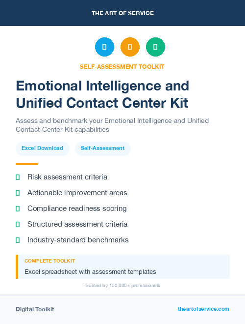 Emotional Intelligence and Unified Contact Center Kit