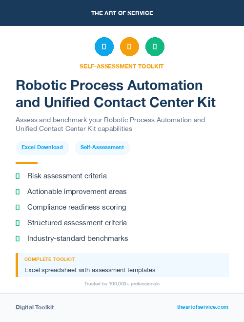 Robotic Process Automation and Unified Contact Center Kit