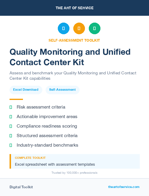 Quality Monitoring and Unified Contact Center Kit