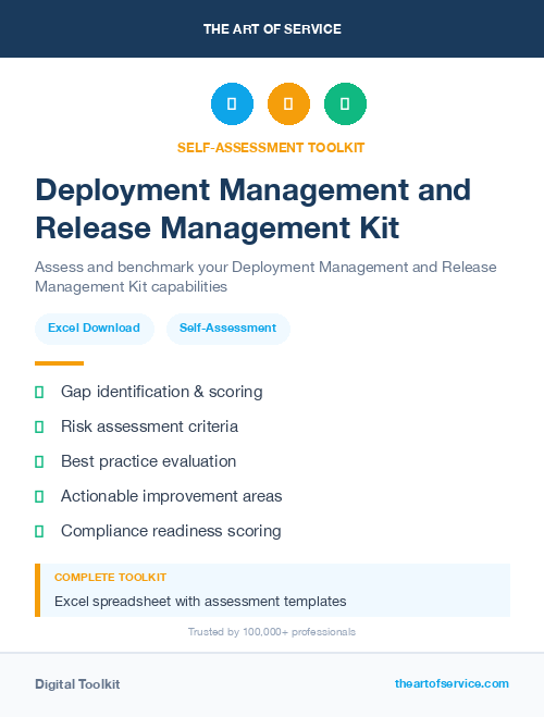 Deployment Management and Release Management Kit