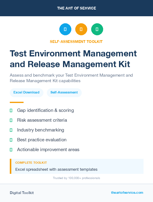 Test Environment Management and Release Management Kit