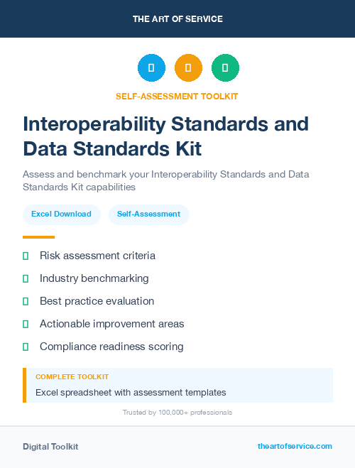 Interoperability Standards and Data Standards Kit