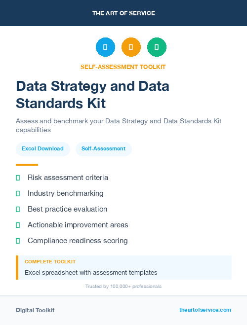Data Strategy and Data Standards Kit