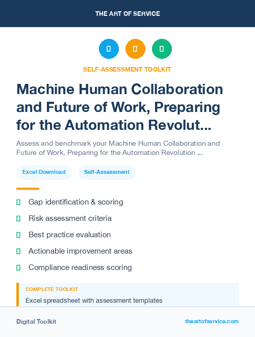 Machine Human Collaboration and Future of Work, Preparing for the Automation Revolution Kit
