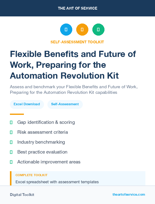 Flexible Benefits and Future of Work, Preparing for the Automation Revolution Kit