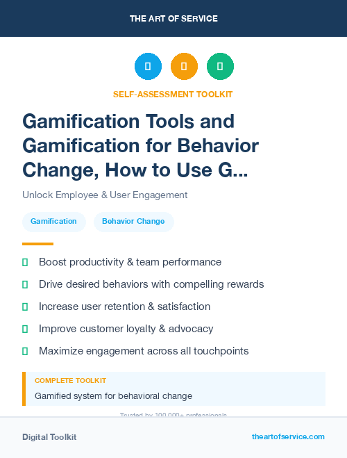 Gamification Tools and Gamification for Behavior Change, How to Use Game Design and Psychology to Influence and Motivate Your Employees, Customers, and Users Kit