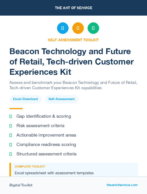 Beacon Technology and Future of Retail, Tech-driven Customer Experiences Kit