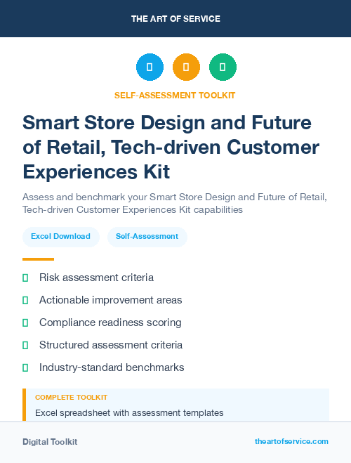 Smart Store Design and Future of Retail, Tech-driven Customer Experiences Kit