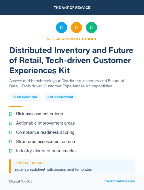 Distributed Inventory and Future of Retail, Tech-driven Customer Experiences Kit