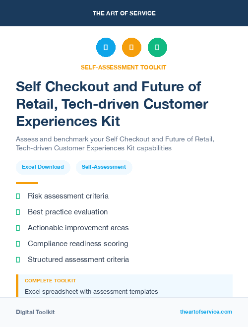 Self Checkout and Future of Retail, Tech-driven Customer Experiences Kit