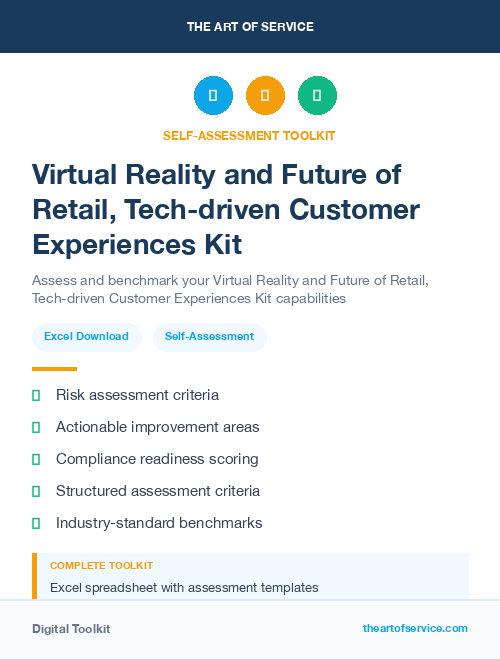 Virtual Reality and Future of Retail, Tech-driven Customer Experiences Kit