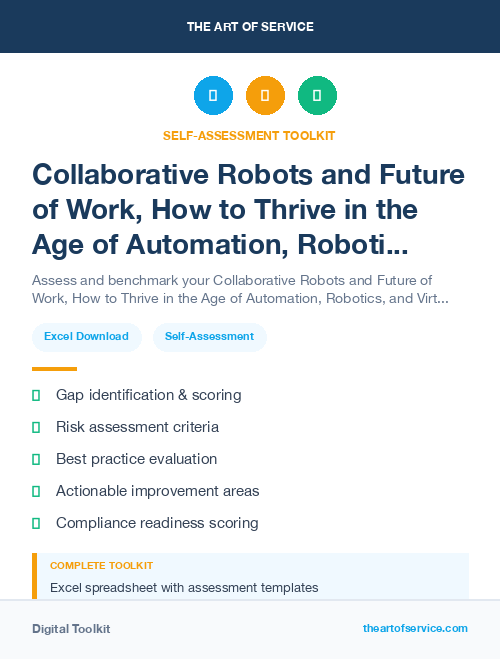 Collaborative Robots and Future of Work, How to Thrive in the Age of Automation, Robotics, and Virtual Reality Kit