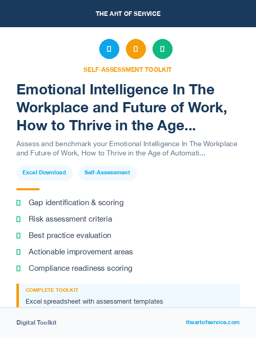 Emotional Intelligence In The Workplace and Future of Work, How to Thrive in the Age of Automation, Robotics, and Virtual Reality Kit