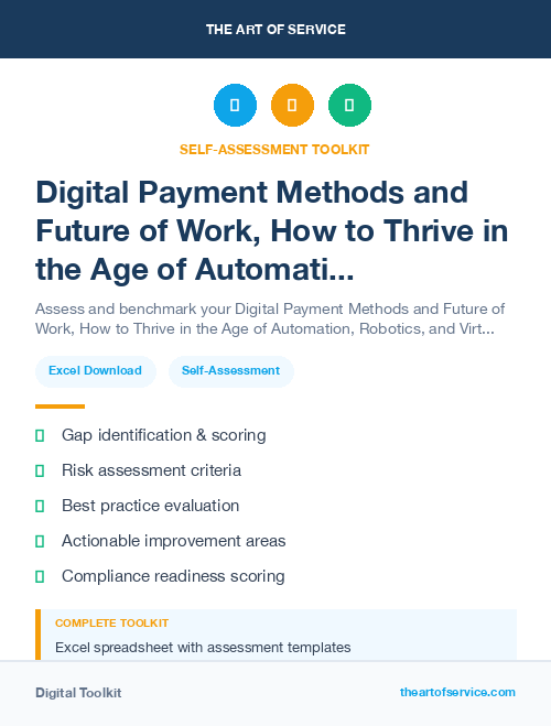 Digital Payment Methods and Future of Work, How to Thrive in the Age of Automation, Robotics, and Virtual Reality Kit