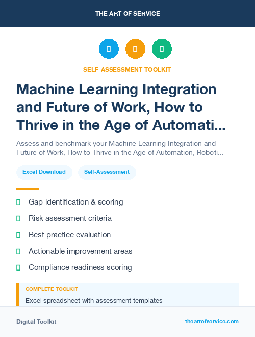 Machine Learning Integration and Future of Work, How to Thrive in the Age of Automation, Robotics, and Virtual Reality Kit