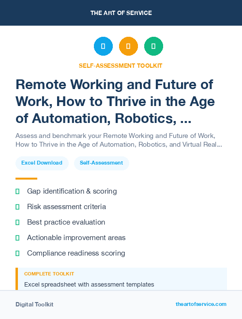 Remote Working and Future of Work, How to Thrive in the Age of Automation, Robotics, and Virtual Reality Kit