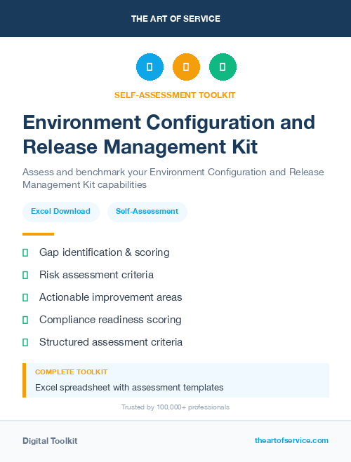 Environment Configuration and Release Management Kit