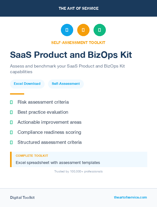 SaaS Product and BizOps Kit