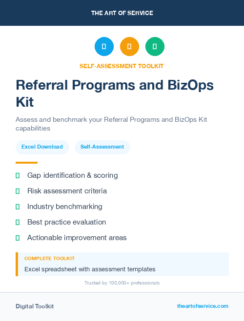 Referral Programs and BizOps Kit
