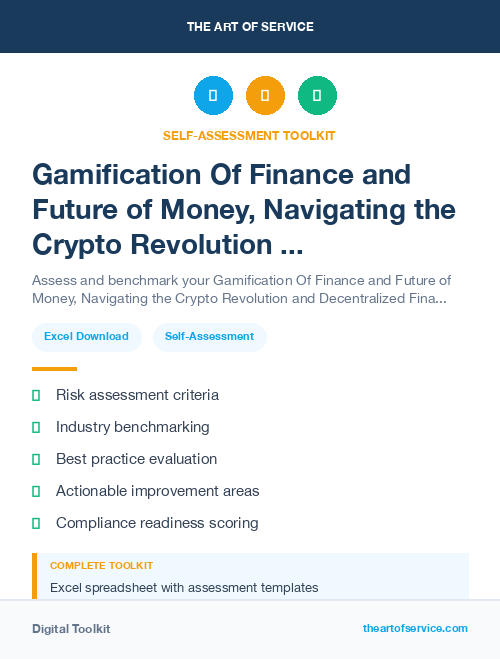 Gamification Of Finance and Future of Money, Navigating the Crypto Revolution and Decentralized Finance Kit