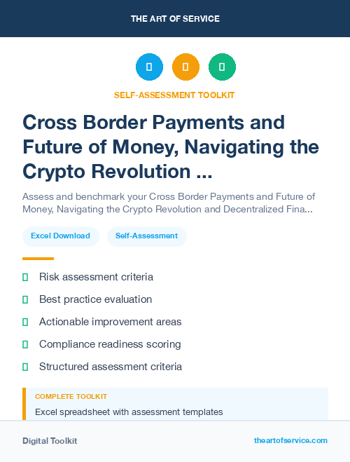 Cross Border Payments and Future of Money, Navigating the Crypto Revolution and Decentralized Finance Kit