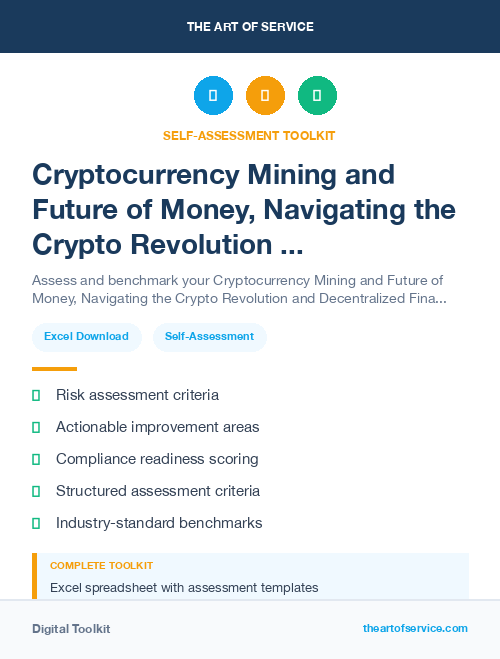 Cryptocurrency Mining and Future of Money, Navigating the Crypto Revolution and Decentralized Finance Kit
