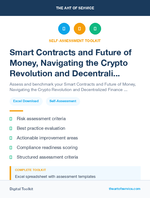 Smart Contracts and Future of Money, Navigating the Crypto Revolution and Decentralized Finance Kit