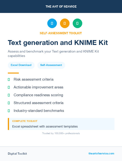 Text generation and KNIME Kit