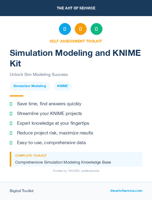 Simulation Modeling and KNIME Kit
