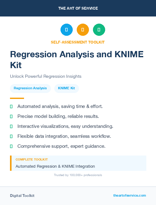 Regression Analysis and KNIME Kit