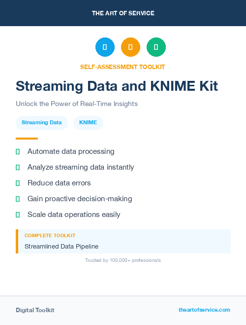 Streaming Data and KNIME Kit