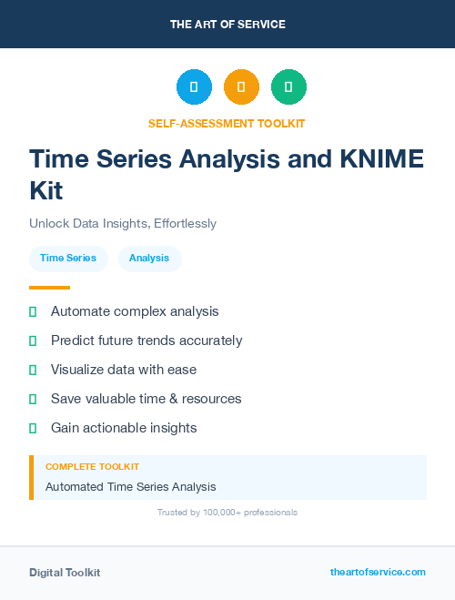 Time Series Analysis and KNIME Kit