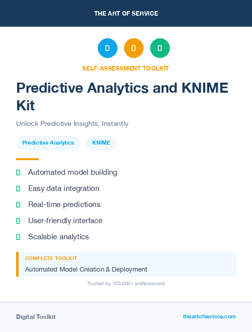 Predictive Analytics and KNIME Kit