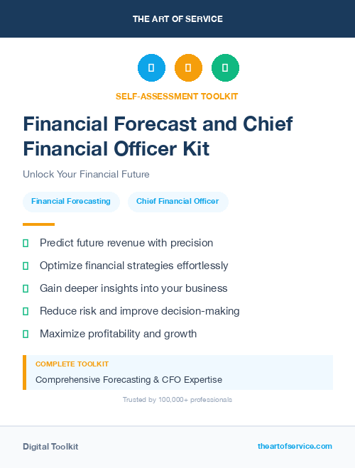 Financial Forecast and Chief Financial Officer Kit