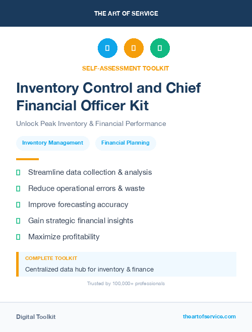 Inventory Control and Chief Financial Officer Kit