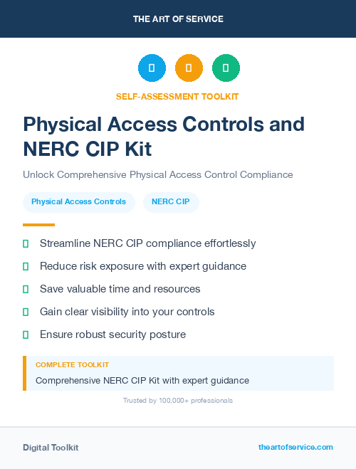 Physical Access Controls and NERC CIP Kit