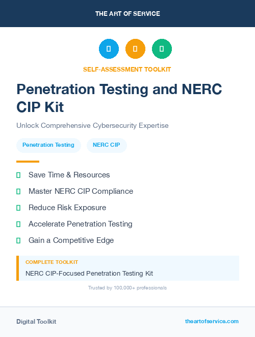 Penetration Testing and NERC CIP Kit