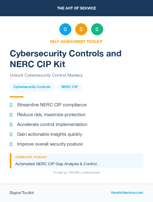 Cybersecurity Controls and NERC CIP Kit
