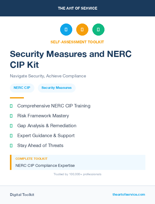 Security Measures and NERC CIP Kit