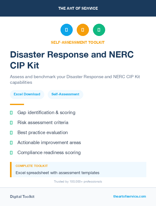 Disaster Response and NERC CIP Kit