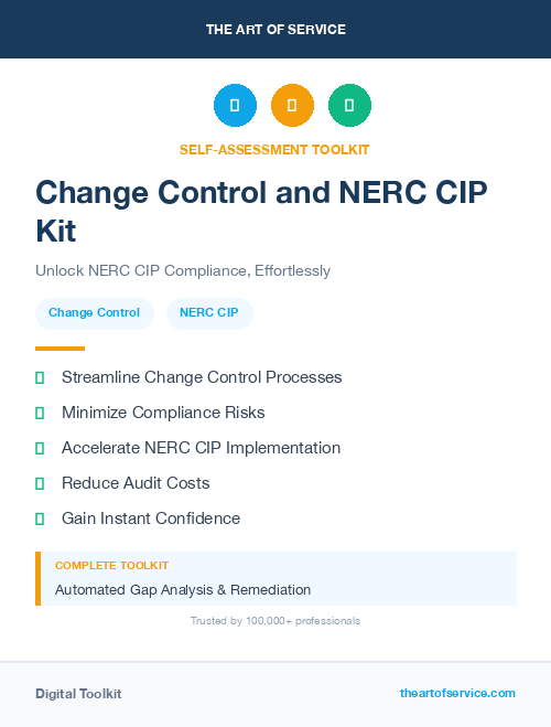Change Control and NERC CIP Kit