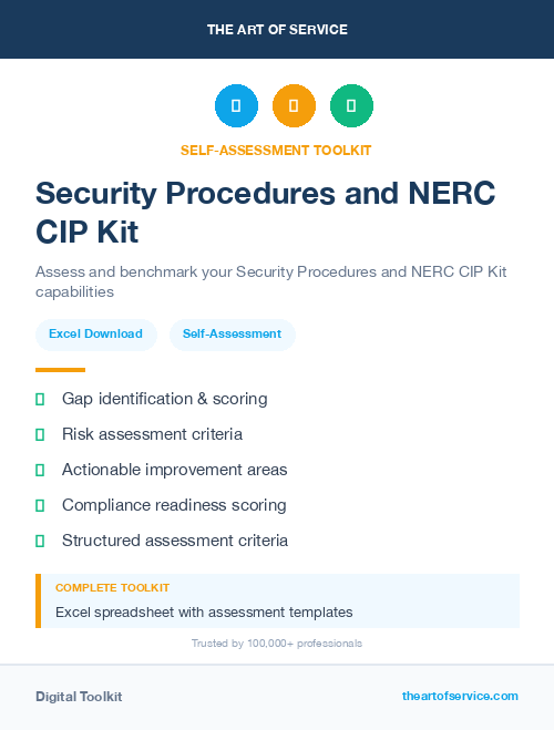 Security Procedures and NERC CIP Kit