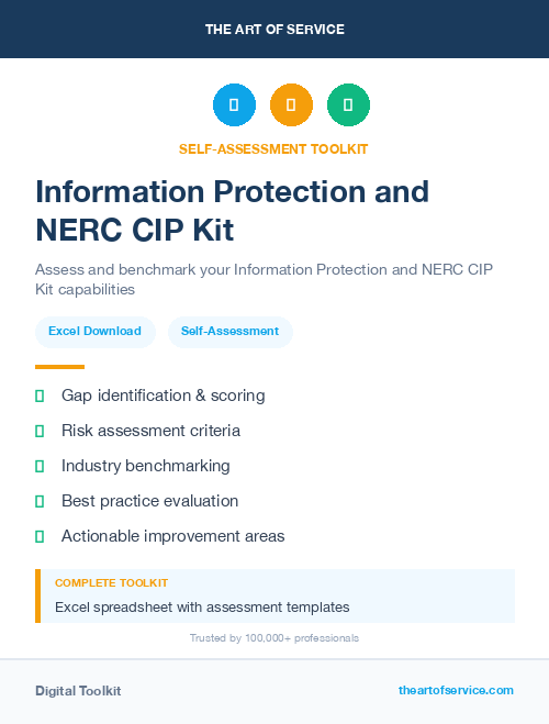 Information Protection and NERC CIP Kit
