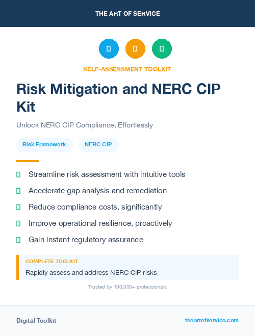 Risk Mitigation and NERC CIP Kit