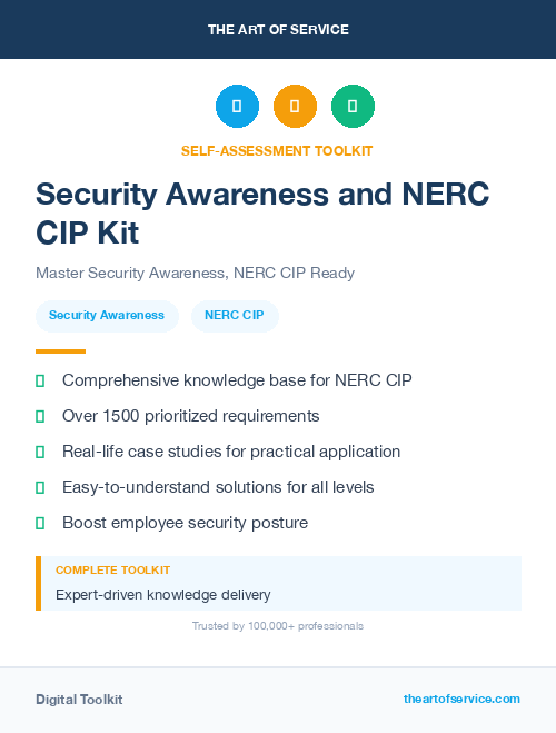 Security Awareness and NERC CIP Kit