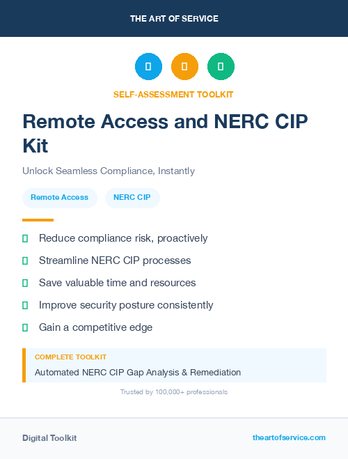 Remote Access and NERC CIP Kit