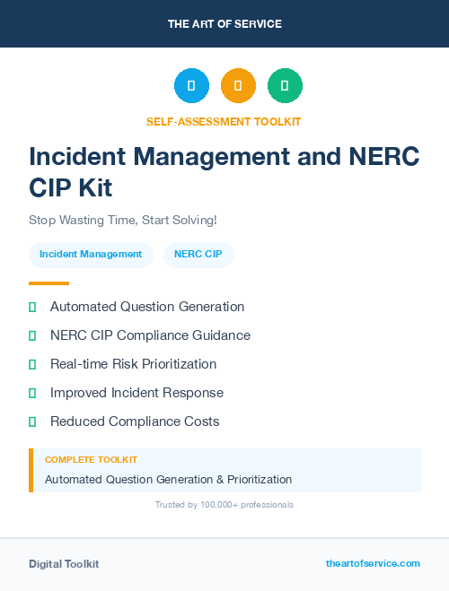 Incident Management and NERC CIP Kit