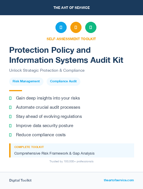 Protection Policy and Information Systems Audit Kit