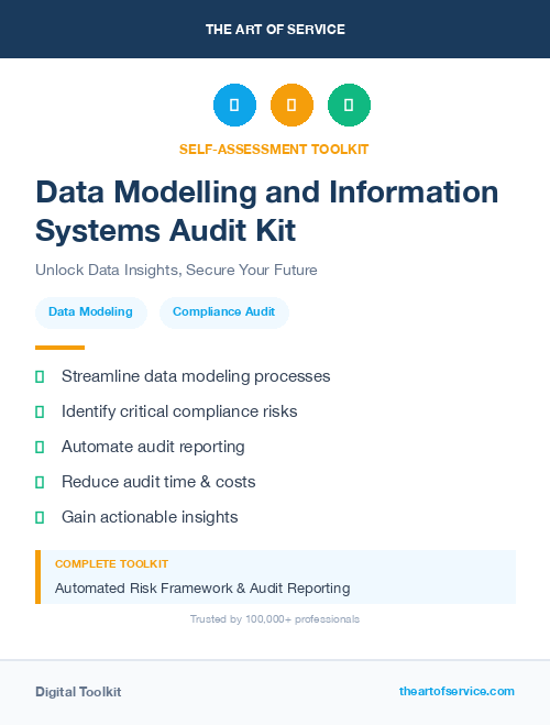 Data Modelling and Information Systems Audit Kit