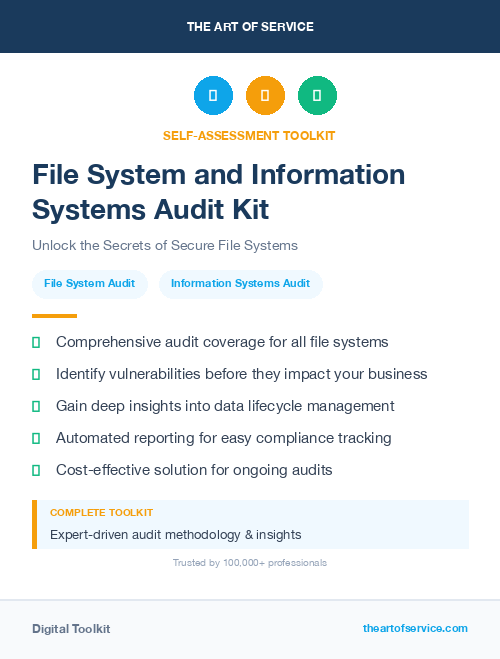 File System and Information Systems Audit Kit